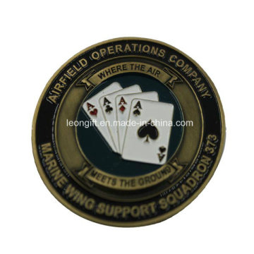 Popular Fashion Poker Challenge Coin Wholesale